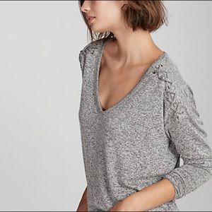 Women’s Lace Up Express Sweater